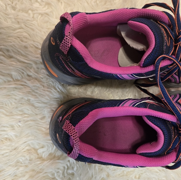 Asics Women's Athletic Shoes - Navy, Pink, and Orange - Picture 6 of 10